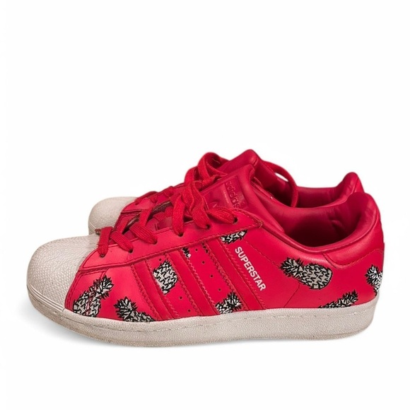 Adidas The FARM Company x Superstar Pineapples - Women’s Size 6.5, Unique Design - Picture 5 of 8